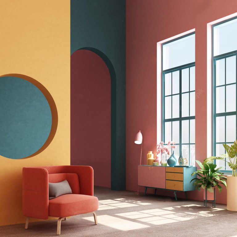 interior-concept-memphis-design-colorful-armchair-with-console-prop-3d-render_156429-415